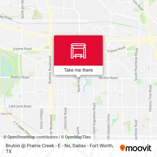 Bruton @ Prairie Creek - E - Ns map