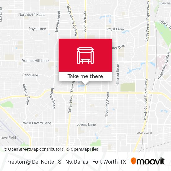 Preston @ Del Norte - S - Ns map