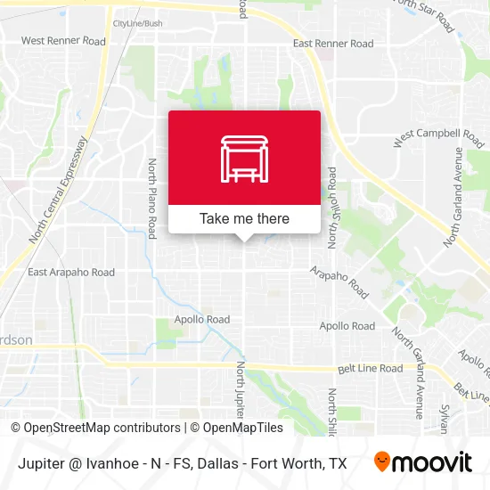 Jupiter @ Ivanhoe - N - FS map