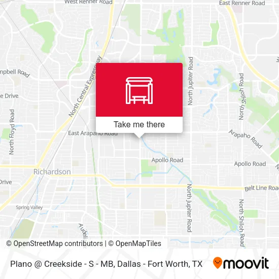Mapa de Plano @ Creekside - S - MB