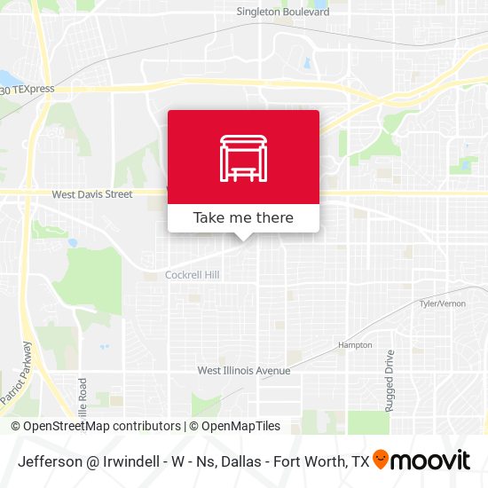 Jefferson @ Irwindell - W - Ns map