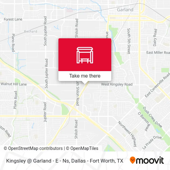 Kingsley @ Garland - E - Ns map
