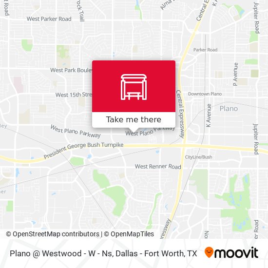 Plano @ Westwood - W - Ns map