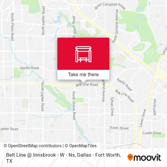 Belt Line @ Innsbrook - W - Ns map