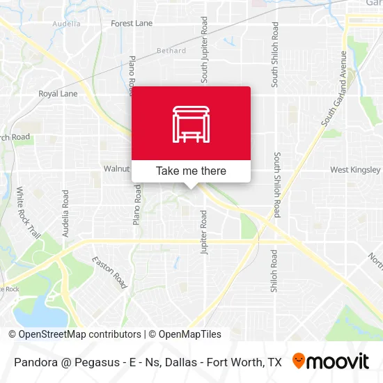 Pandora @ Pegasus - E - Ns map