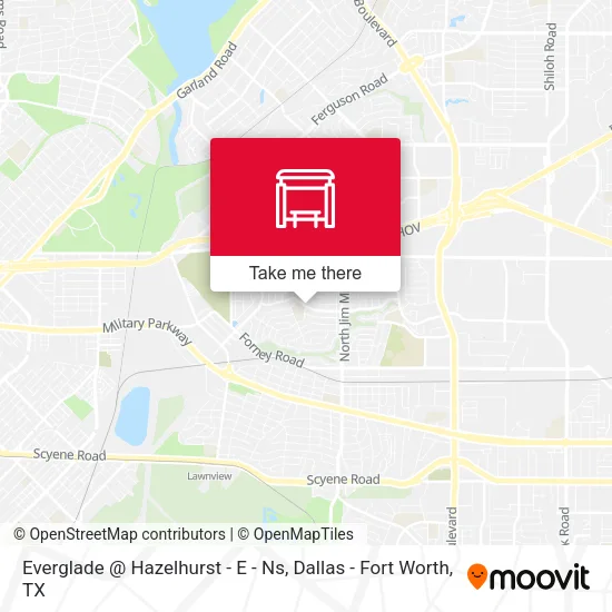 Everglade @ Hazelhurst - E - Ns map