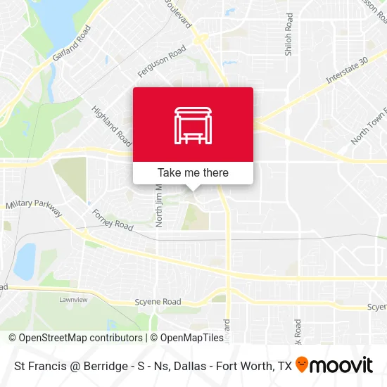 St Francis @ Berridge - S - Ns map