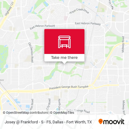 Josey @ Frankford - S - FS map