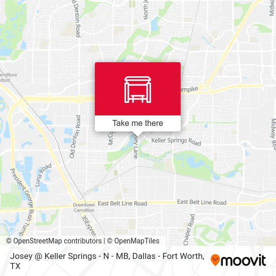 Josey @ Keller Springs - N - MB map