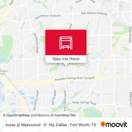 Josey @ Myerwood - S - Ns map