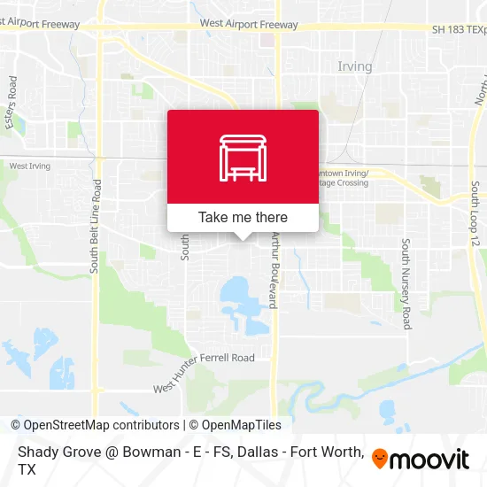 Shady Grove @ Bowman - E - FS map