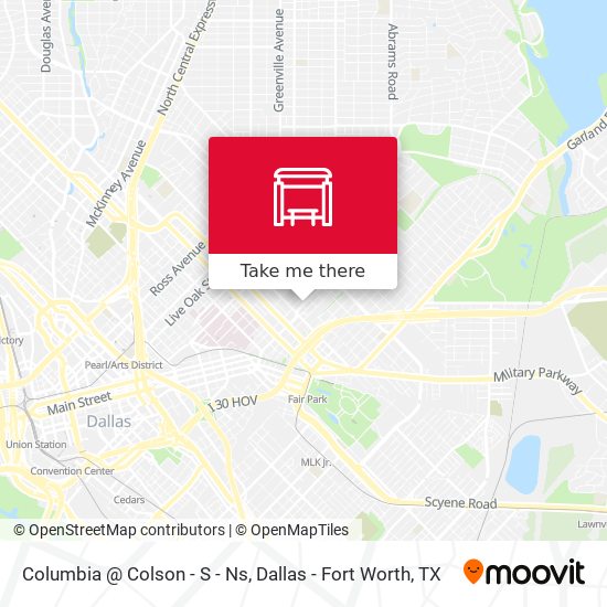 Columbia @ Colson - S - Ns map
