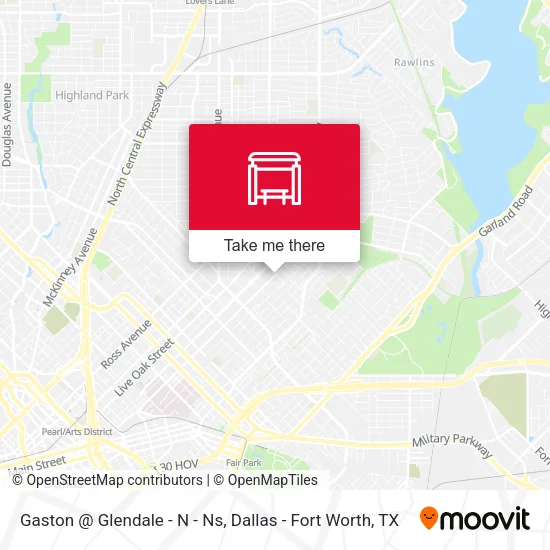 Gaston @ Glendale - N - Ns map