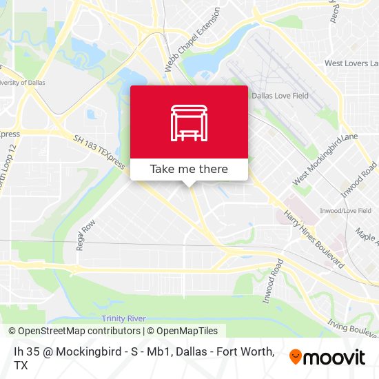 Ih 35 @ Mockingbird - S - Mb1 map