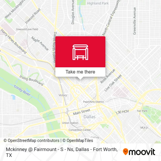 Mapa de Mckinney @ Fairmount - S - Ns