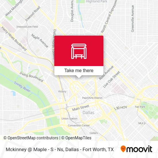 Mckinney @ Maple - S - Ns map