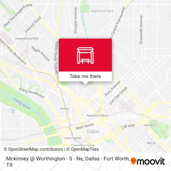 Mckinney @ Worthington - S - Ns map