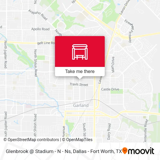 Glenbrook @ Stadium - N - Ns map