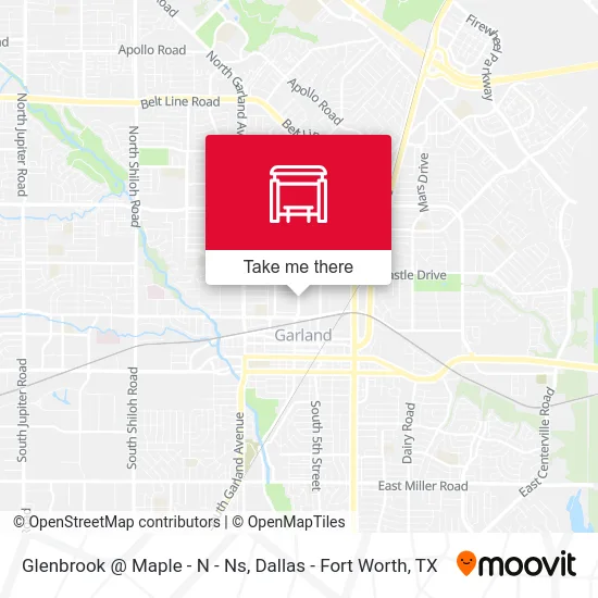 Glenbrook @ Maple - N - Ns map