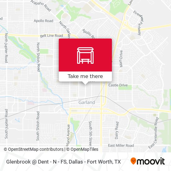 Glenbrook @ Dent - N - FS map