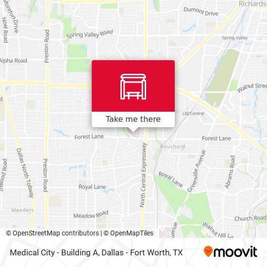 Medical City - Building A map