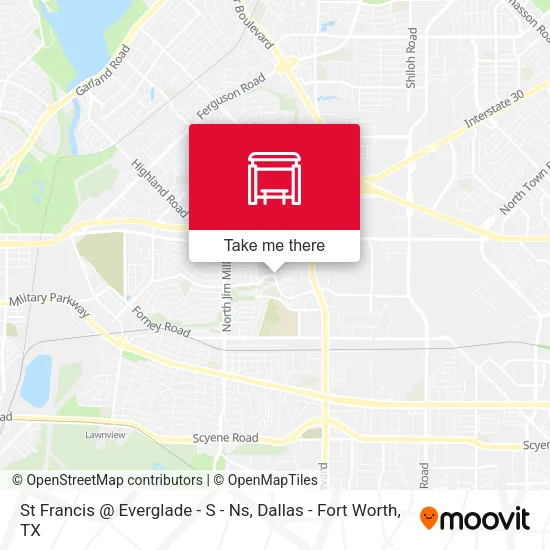 St Francis @ Everglade - S - Ns map