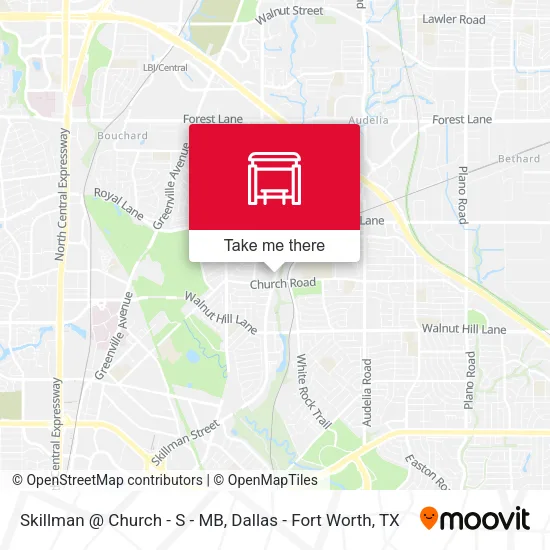 Skillman @ Church - S - MB map