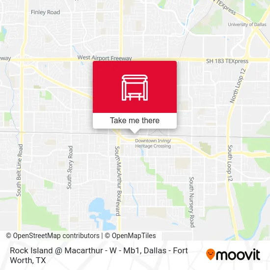 Rock Island @ Macarthur - W - Mb1 map