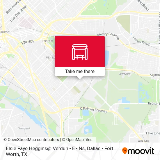 Elsie Faye Heggins@ Verdun - E - Ns map