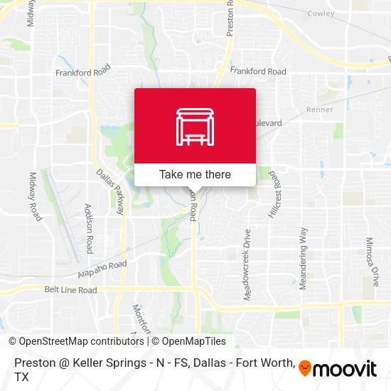 Preston @ Keller Springs - N - FS map