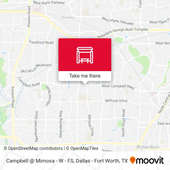 Campbell @ Mimosa - W - FS map