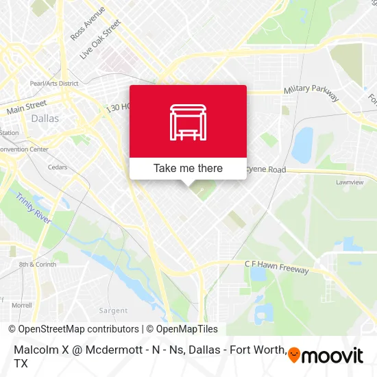 Malcolm X @ Mcdermott - N - Ns map