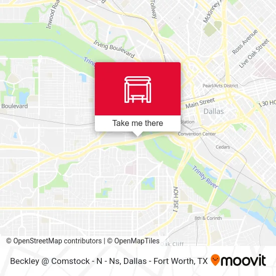 Beckley @ Comstock - N - Ns map