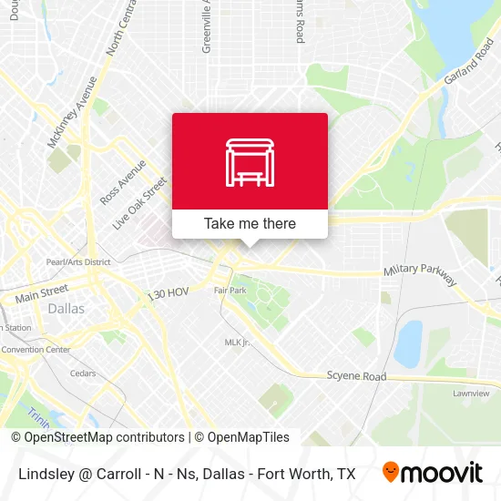 Lindsley @ Carroll - N - Ns map