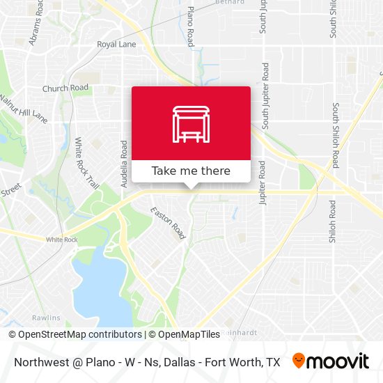 Northwest @ Plano - W - Ns map