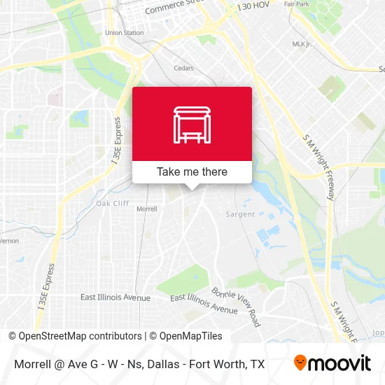 Morrell @ Ave G - W - Ns map