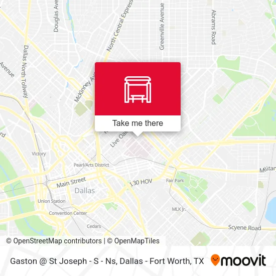 Gaston @ St Joseph - S - Ns map