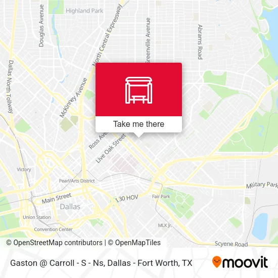 Gaston @ Carroll - S - Ns map