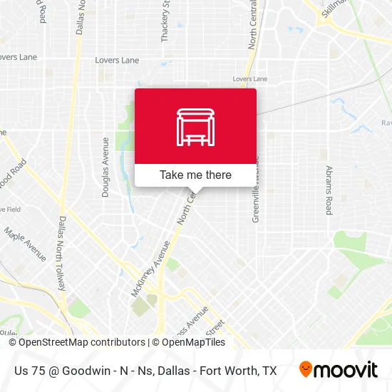 Us 75 @ Goodwin - N - Ns map
