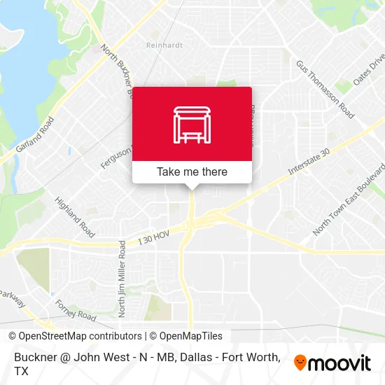 Buckner @ John West - N - MB map