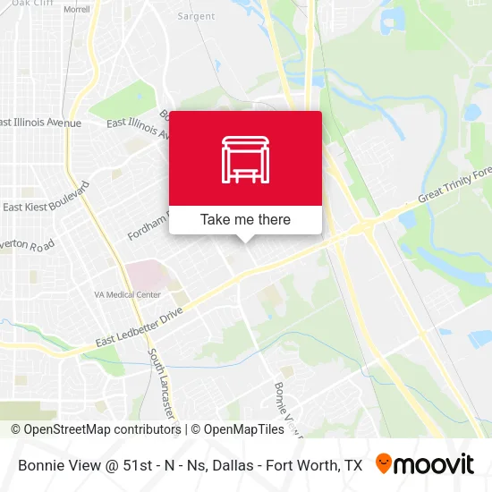 Bonnie View @ 51st - N - Ns map