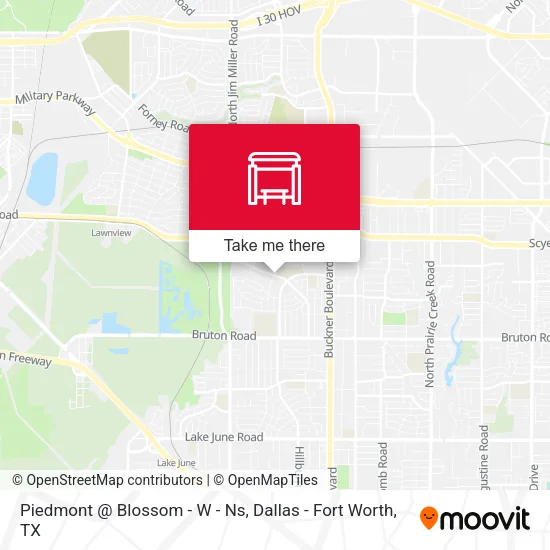 Piedmont @ Blossom - W - Ns map