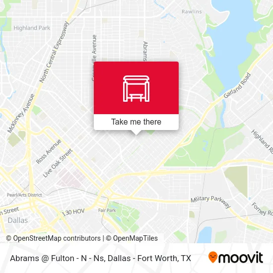 Abrams @ Fulton - N - Ns map