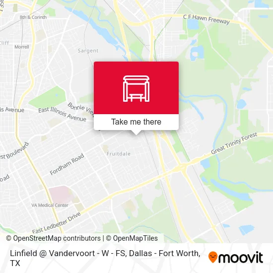 Linfield @ Vandervoort - W - FS map