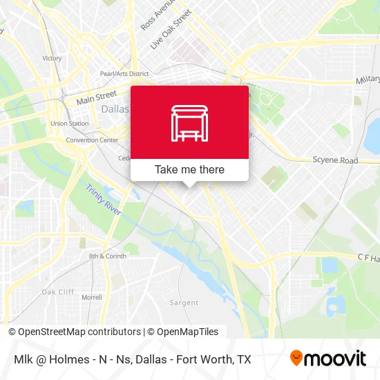 Mlk @ Holmes - N - Ns map