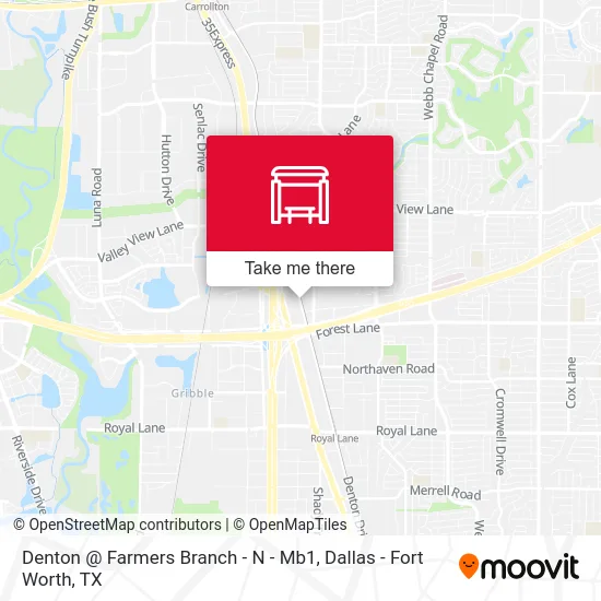 Denton @ Farmers Branch - N - Mb1 map