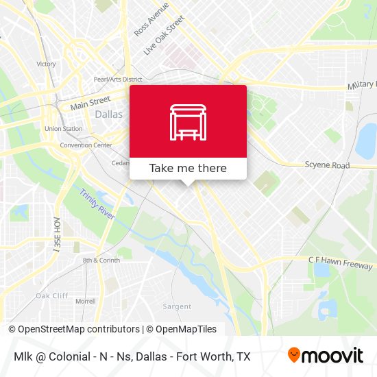 Mlk @ Colonial - N - Ns map