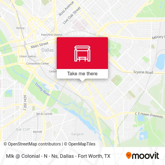 Mlk @ Colonial - N - Ns map