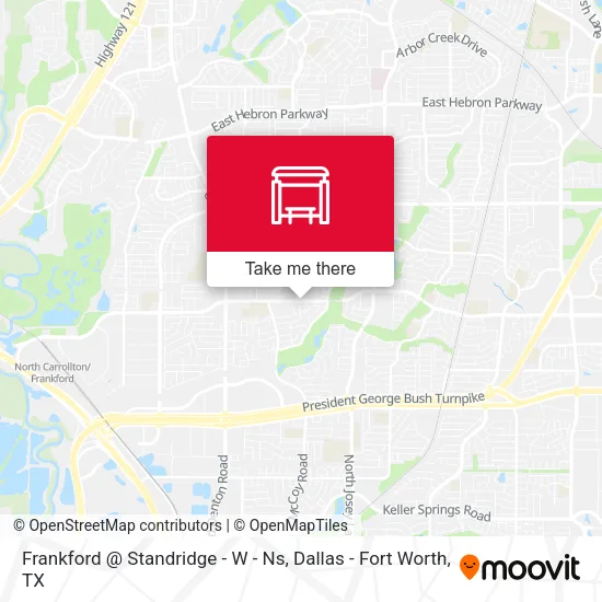 Frankford @ Standridge - W - Ns map