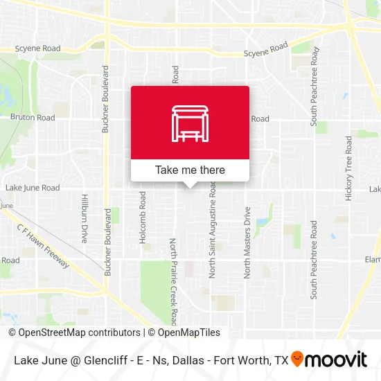 Lake June @ Glencliff - E - Ns map